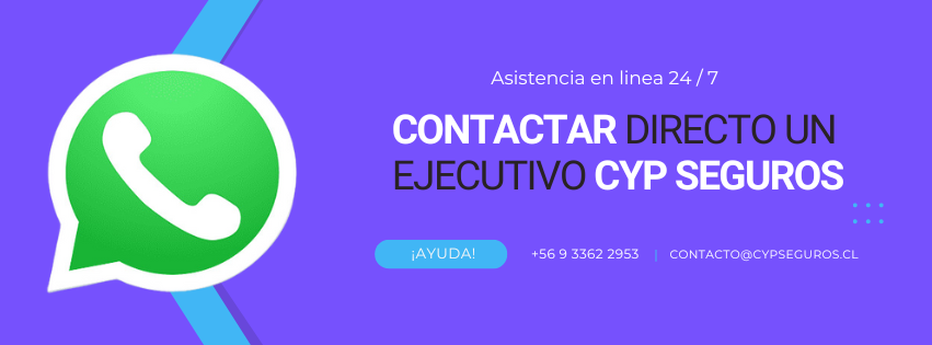 Contactar directo un ejecutivo CyP Seguros por WhatsApp